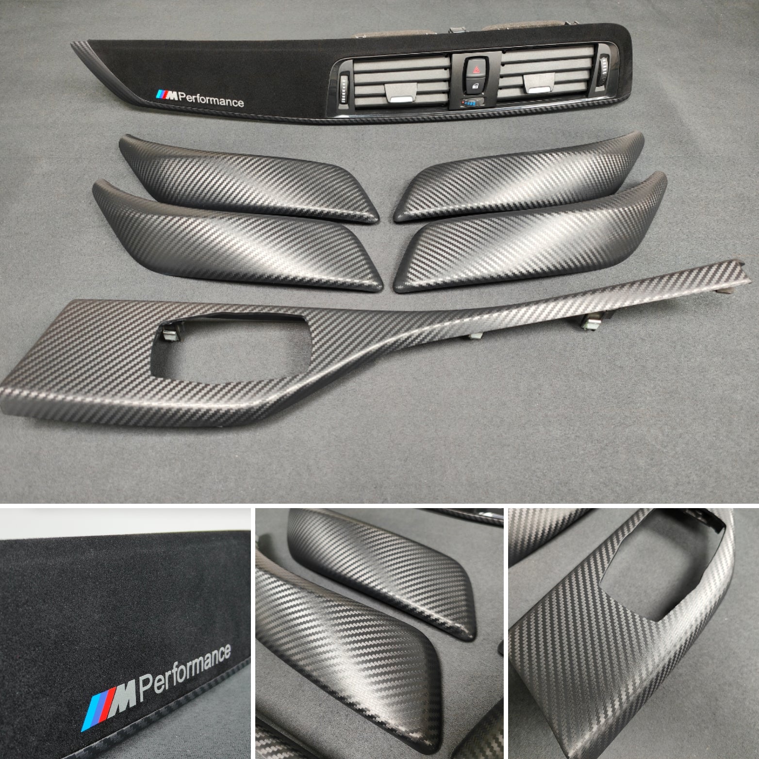 BMW F20 LCI-2 PERFORMANCE STYLE INTERIOR TRIM SET - 3D CARBON (#17)